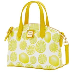 Rare Dooney & Bourke Limone Ruby Mini Crossbody Satchel With Detachable Strap